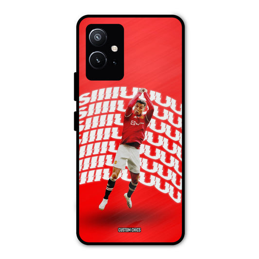 Ronaldo Shuuuuu Vivo Y75 5G Mobile Back Cover - Sports PrintShield Case