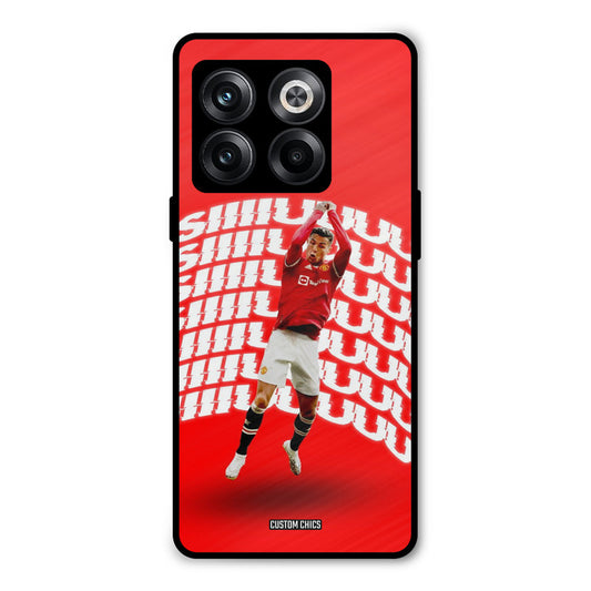Ronaldo Shuuuuu Oneplus 10T Mobile Back Cover - Sports PrintShield Case