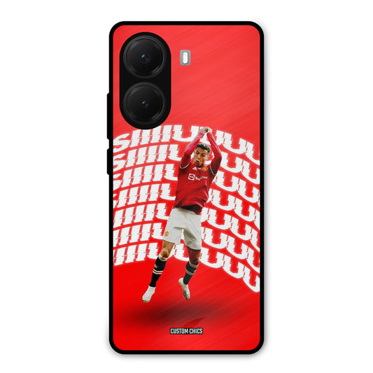 Ronaldo Shuuuuu Poco X7 Pro Mobile Back Cover - Sports PrintShield Case