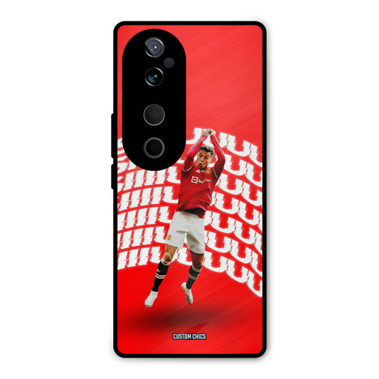 Ronaldo Shuuuuu Vivo V40 Mobile Back Cover - Sports PrintShield Case