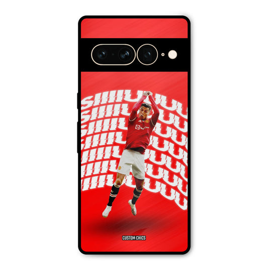Ronaldo Shuuuuu Google Pixel 7 Pro Mobile Back Cover - Sports PrintShield Case