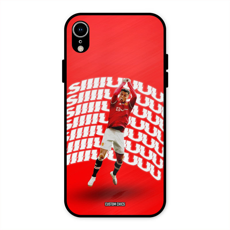 Ronaldo Shuuuuu iPhone XR Mobile Back Cover - Sports PrintShield Case