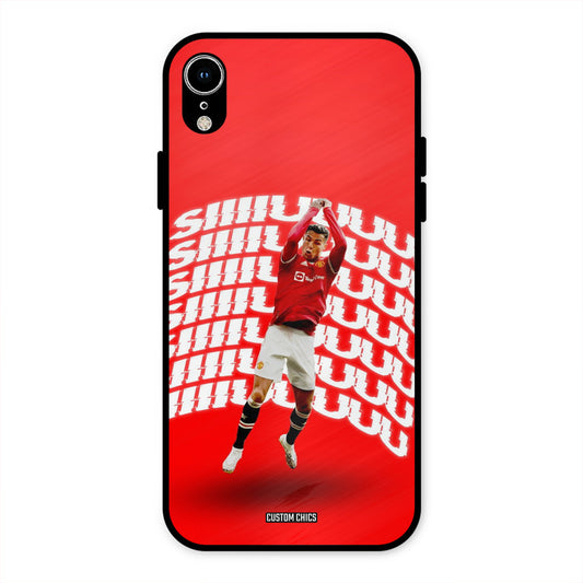 Ronaldo Shuuuuu iPhone XR Mobile Back Cover - Sports PrintShield Case