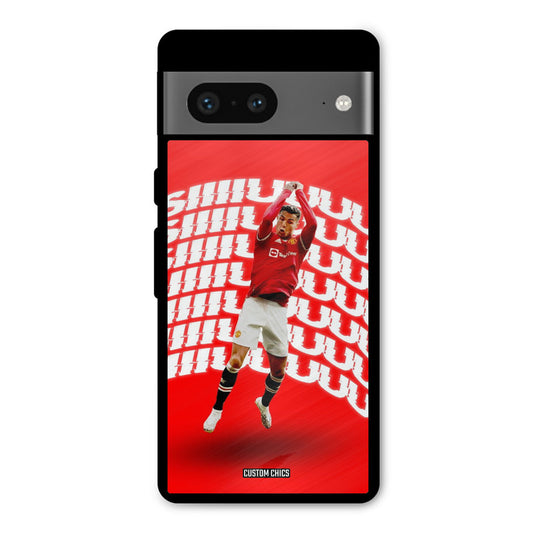 Ronaldo Shuuuuu Google Pixel 7 Mobile Back Cover - Sports PrintShield Case