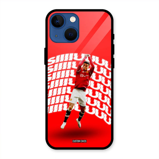 Ronaldo Shuuuuu iPhone 13 Mini Mobile Back Cover - Sports PrintShield Case