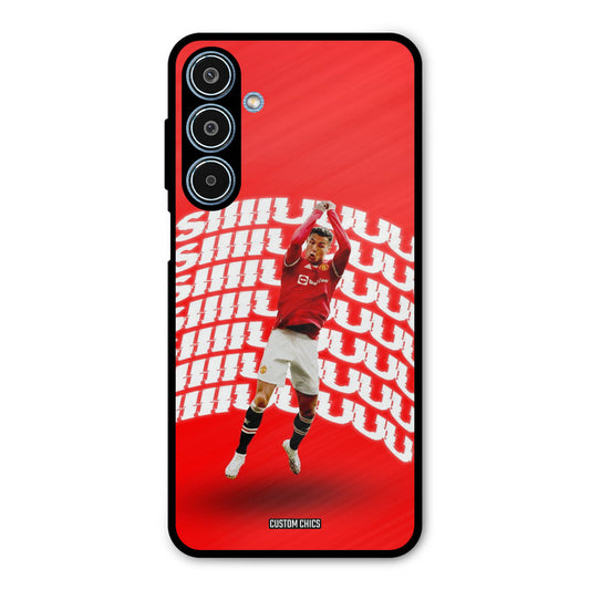 Ronaldo Shuuuuu Samsung Galaxy M35 5G Mobile Back Cover - Sports PrintShield Case