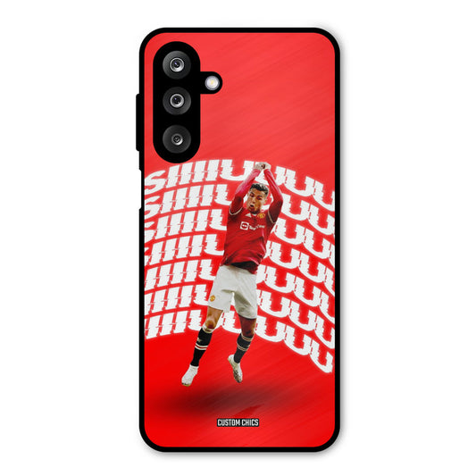 Ronaldo Shuuuuu Samsung Galaxy M36 Mobile Back Cover - Sports PrintShield Case