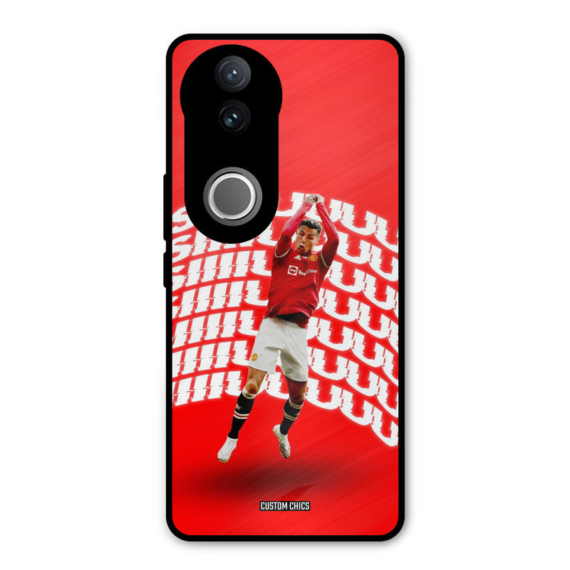 Ronaldo Shuuuuu Vivo V50 Mobile Back Cover - Sports PrintShield Case