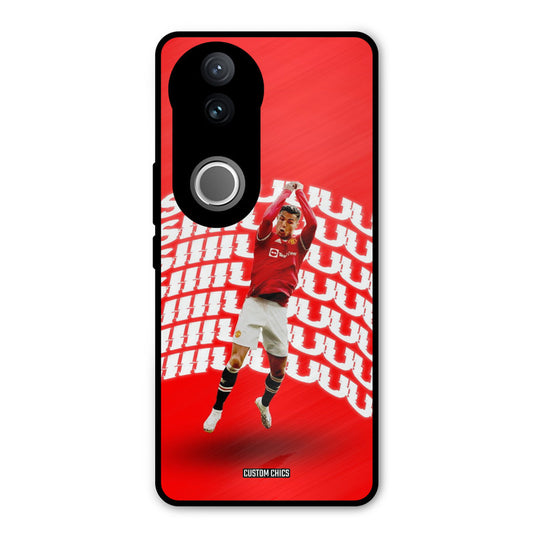 Ronaldo Shuuuuu Vivo V50 Mobile Back Cover - Sports PrintShield Case