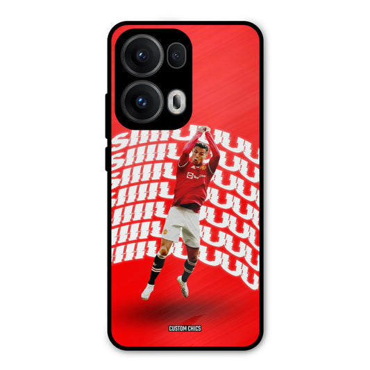 Ronaldo Shuuuuu Oppo Reno 13 Pro 5G Mobile Back Cover - Sports PrintShield Case