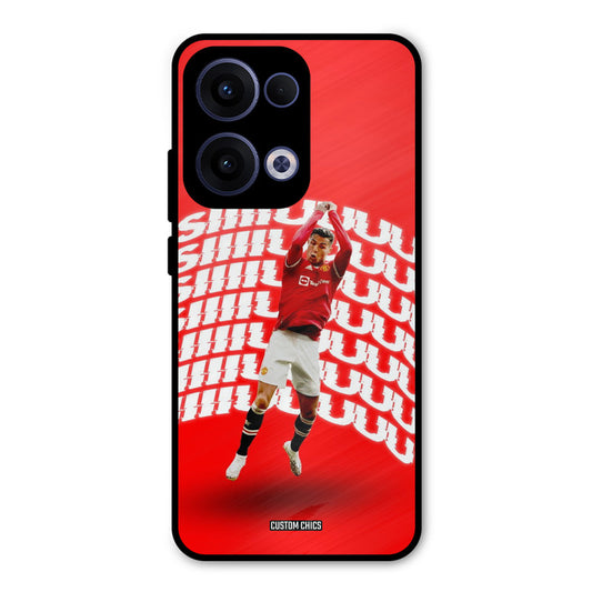 Ronaldo Shuuuuu Oppo Reno 13 5G Mobile Back Cover - Sports PrintShield Case