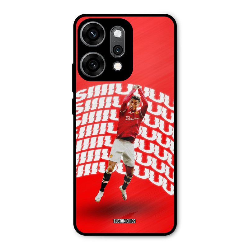 Ronaldo Shuuuuu Oppo Reno 14 Pro Mobile Back Cover - Sports PrintShield Case