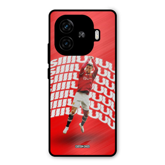 Ronaldo Shuuuuu iQoo Neo 10R Mobile Back Cover - Sports PrintShield Case