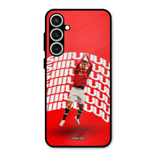 Ronaldo Shuuuuu Samsung Galaxy S23 Mobile Back Cover - Sports PrintShield Case