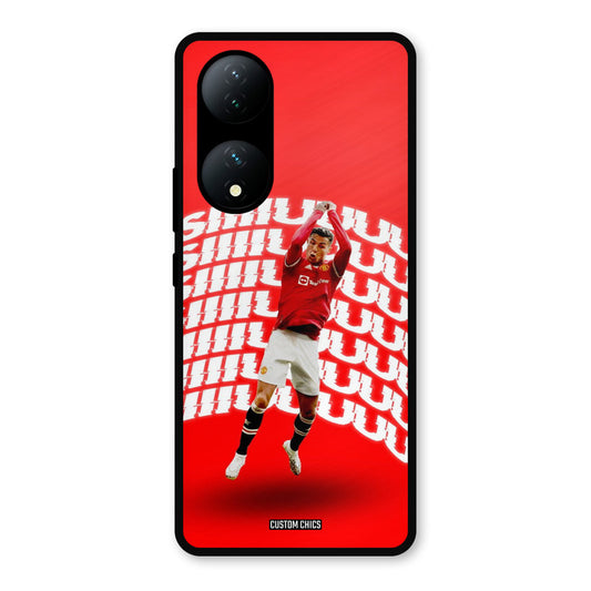 Ronaldo Shuuuuu Vivo Y100 Mobile Back Cover - Sports PrintShield Case