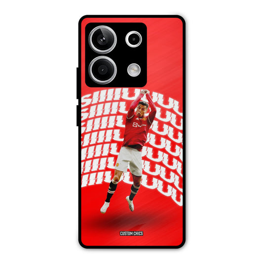 Ronaldo Shuuuuu Redmi Note 13 5G Mobile Back Cover - Sports PrintShield Case