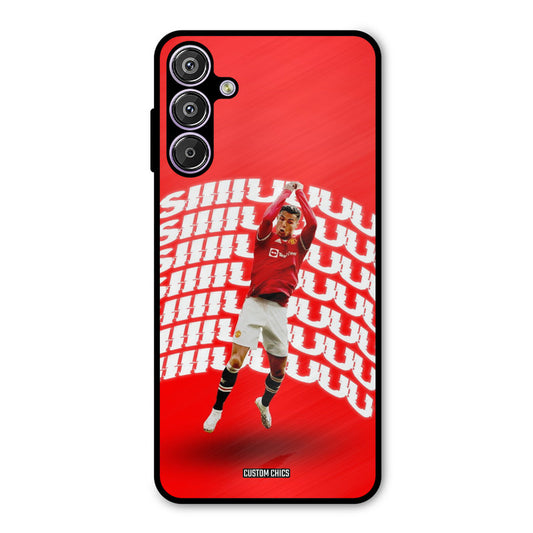 Ronaldo Shuuuuu Samsung Galaxy F15 Mobile Back Cover - Sports PrintShield Case