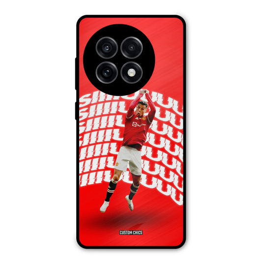 Ronaldo Shuuuuu OnePlus 13R Mobile Back Cover - Sports PrintShield Case