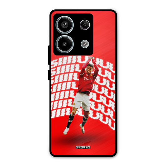Ronaldo Shuuuuu Redmi Note 13 Pro 5G Mobile Back Cover - Sports PrintShield Case