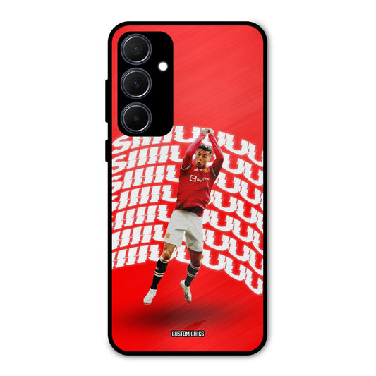 Ronaldo Shuuuuu Samsung Galaxy A35 5G Mobile Back Cover - Sports PrintShield Case