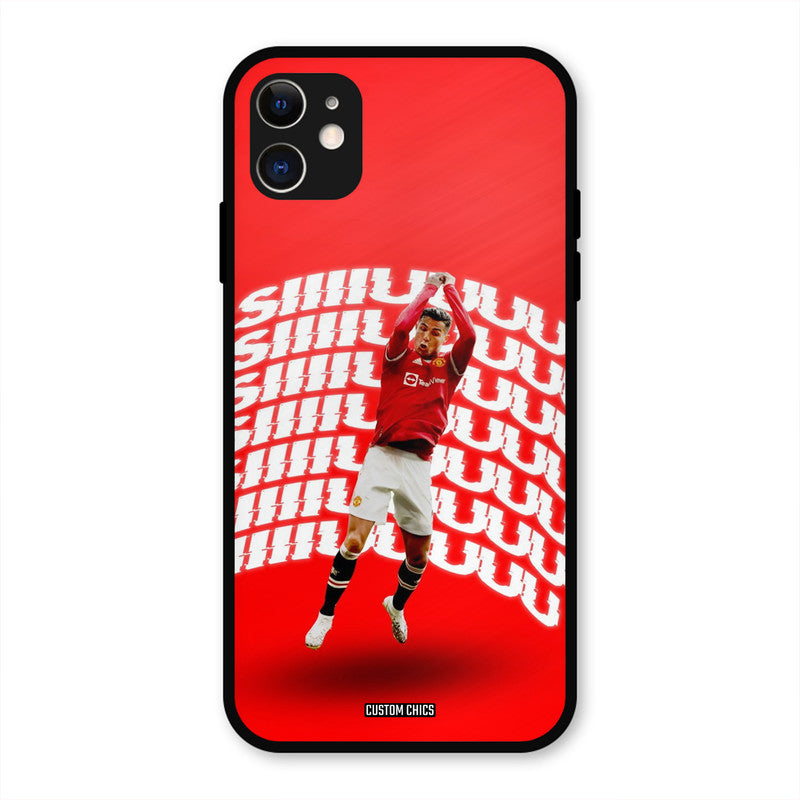 Ronaldo Shuuuuu  iPhone 11 Mobile Back Cover - Sports PrintShield Case