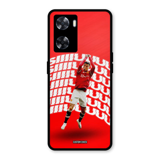 Ronaldo Shuuuuu Oppo A57 2022 Mobile Back Cover - Sports PrintShield Case