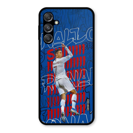 Ronaldo Typography Samsung Galaxy M34 5G Mobile Back Cover - Sports PrintShield Case