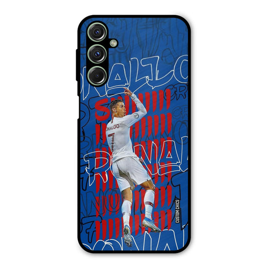 Ronaldo Typography Samsung Galaxy M34 Mobile Back Cover - Sports PrintShield Case