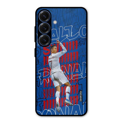 Ronaldo Typography Samsung Galaxy S25 Plus Mobile Back Cover - Sports PrintShield Case