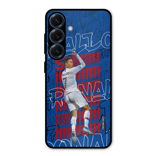 Ronaldo Typography Samsung Galaxy S25 Plus Mobile Back Cover - Sports PrintShield Case