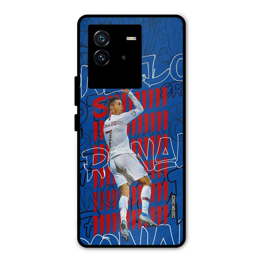 Ronaldo Typography iQOO Neo 6 5G Mobile Back Cover - Sports PrintShield Case