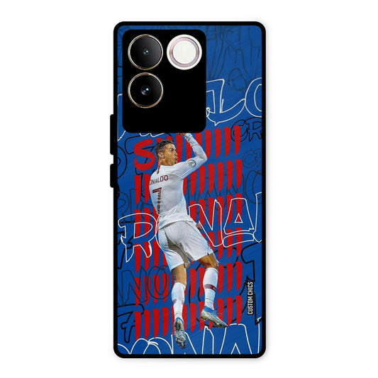 Ronaldo Typography iQOO Z7 Pro Mobile Back Cover - Sports PrintShield Case