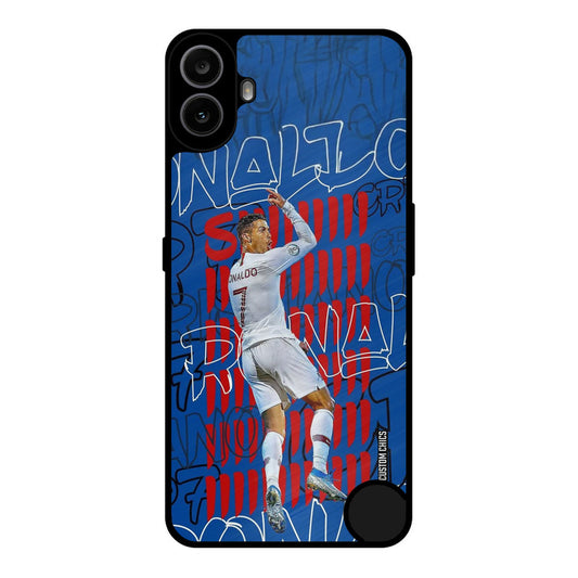 Ronaldo Typography Nothing CMF Phone 1 Mobile Back Cover - Sports PrintShield Case