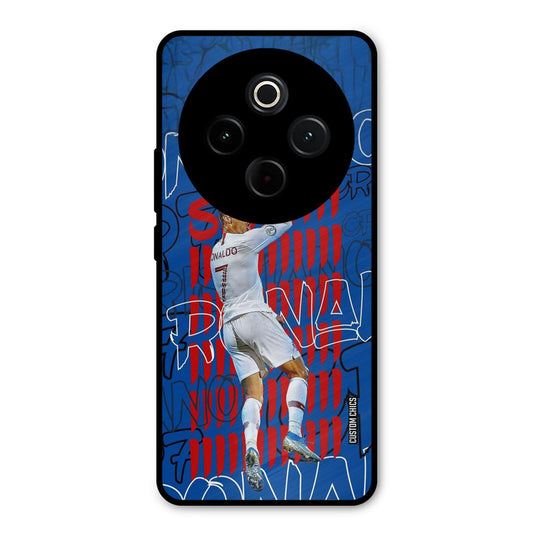 Ronaldo Typography iQoo Z10 Mobile Back Cover - Sports PrintShield Case