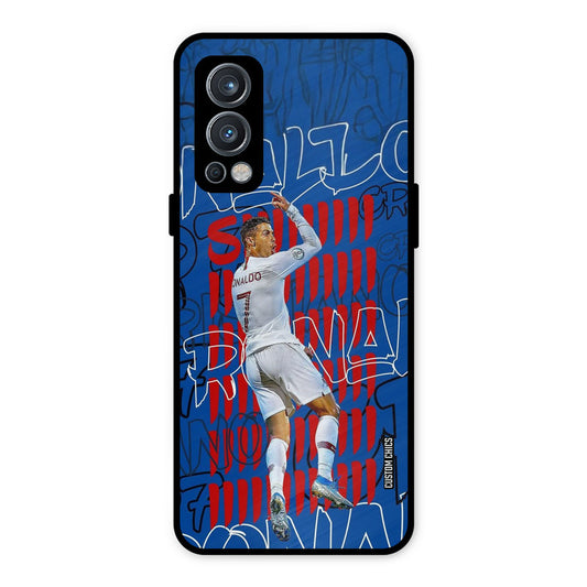 Ronaldo Typography OnePlus Nord 2 5G Mobile Back Cover - Sports PrintShield Case