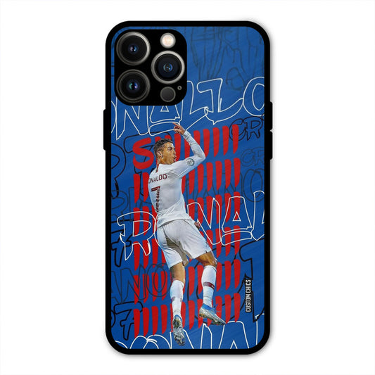 Ronaldo Typography  iPhone 13 Pro Max Mobile Back Cover - Sports PrintShield Case