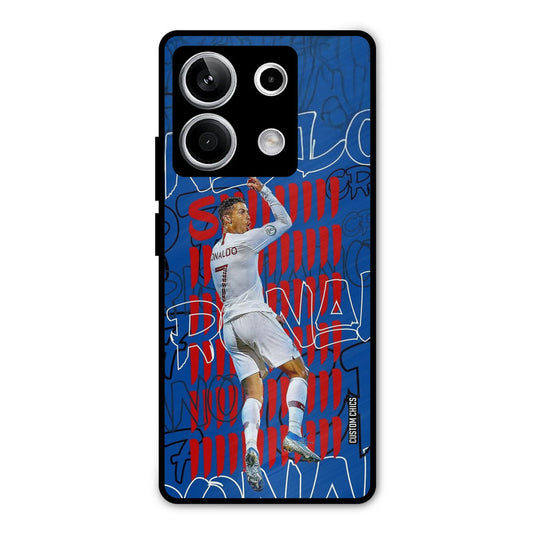 Ronaldo Typography Redmi Note 13 5G Mobile Back Cover - Sports PrintShield Case