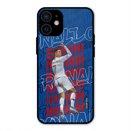 Ronaldo Typography iPhone 12 Mini Mobile Back Cover - Sports PrintShield Case