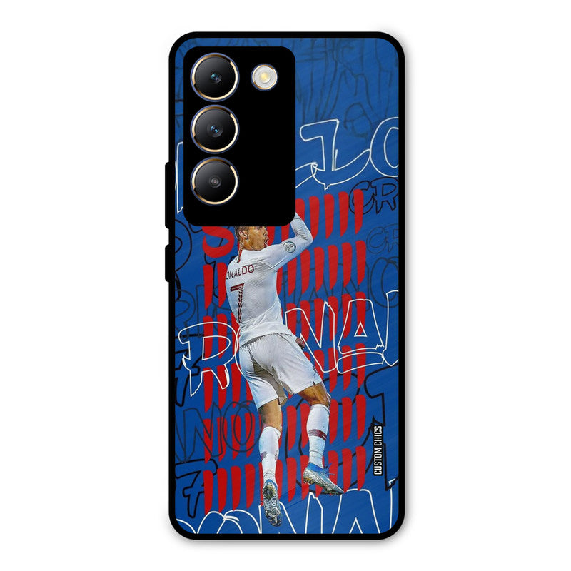 Ronaldo Typography Vivo Y200e Mobile Back Cover - Sports PrintShield Case