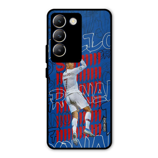 Ronaldo Typography Vivo Y200e Mobile Back Cover - Sports PrintShield Case