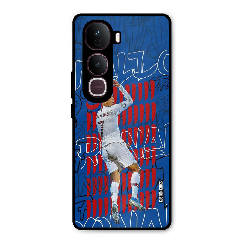 Ronaldo Typography Vivo Y400 Pro Mobile Back Cover - Sports PrintShield Case