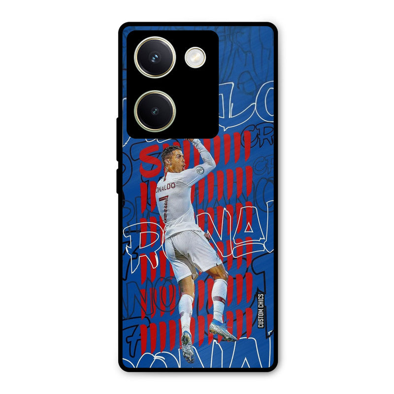 Ronaldo Typography Vivo Y200 Pro Mobile Back Cover - Sports PrintShield Case