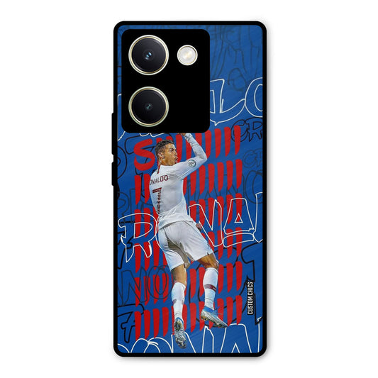 Ronaldo Typography Vivo Y200 Pro Mobile Back Cover - Sports PrintShield Case