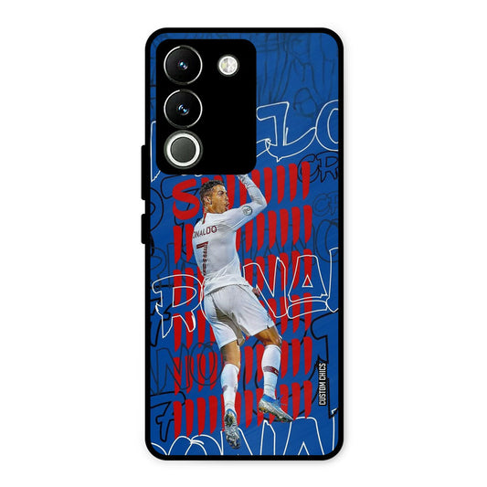 Ronaldo Typography Vivo Y200 Mobile Back Cover - Sports PrintShield Case