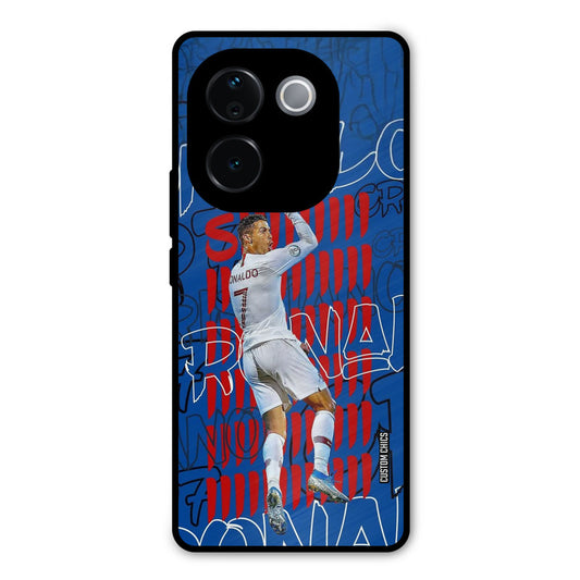 Ronaldo Typography iQOO Z9s Pro Mobile Back Cover - Sports PrintShield Case