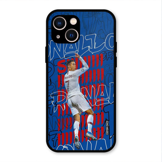 Ronaldo Typography  iPhone 13 Mobile Back Cover - Sports PrintShield Case
