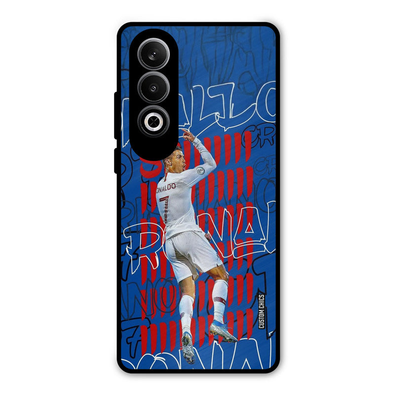 Ronaldo Typography OnePlus Nord CE4 Mobile Back Cover - Sports PrintShield Case