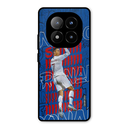 Ronaldo Typography Redmi Note 14 Pro Plus 5G Mobile Back Cover - Sports PrintShield Case