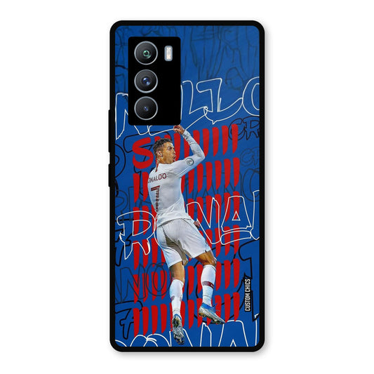 Ronaldo Typography iQOO 9SE Mobile Back Cover - Sports PrintShield Case