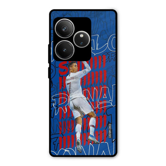 Ronaldo Typography Realme GT 6 Mobile Back Cover - Sports PrintShield Case
